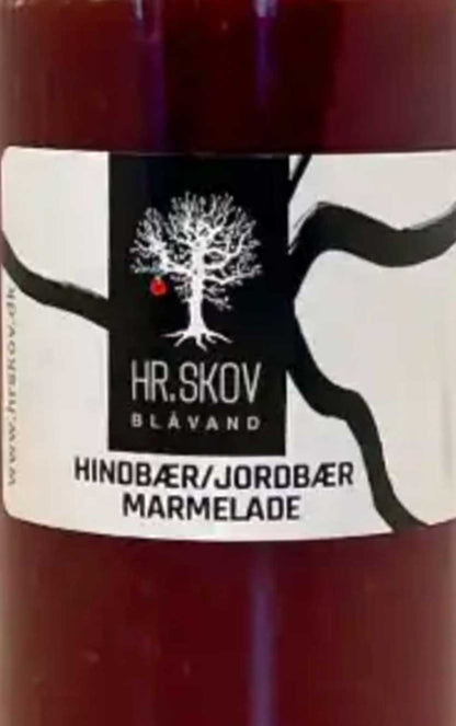 Hr.Skov Hindbær og Jordbær marmelade