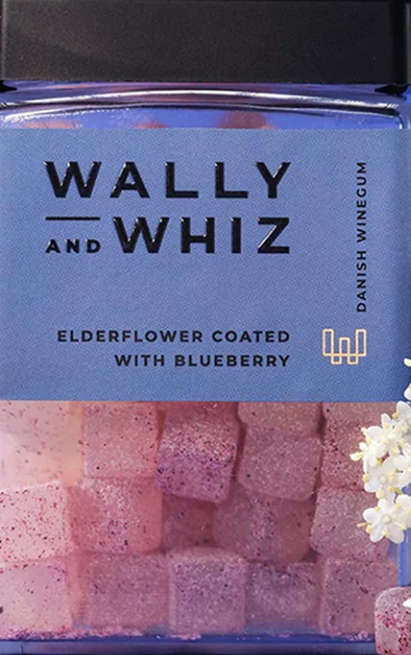 Wally and Whiz Hyldeblomst med blåbær 240g