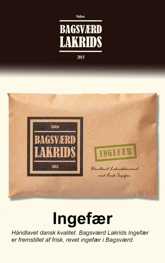 Ingefær fra BAGSVÆRD LAKRIDS