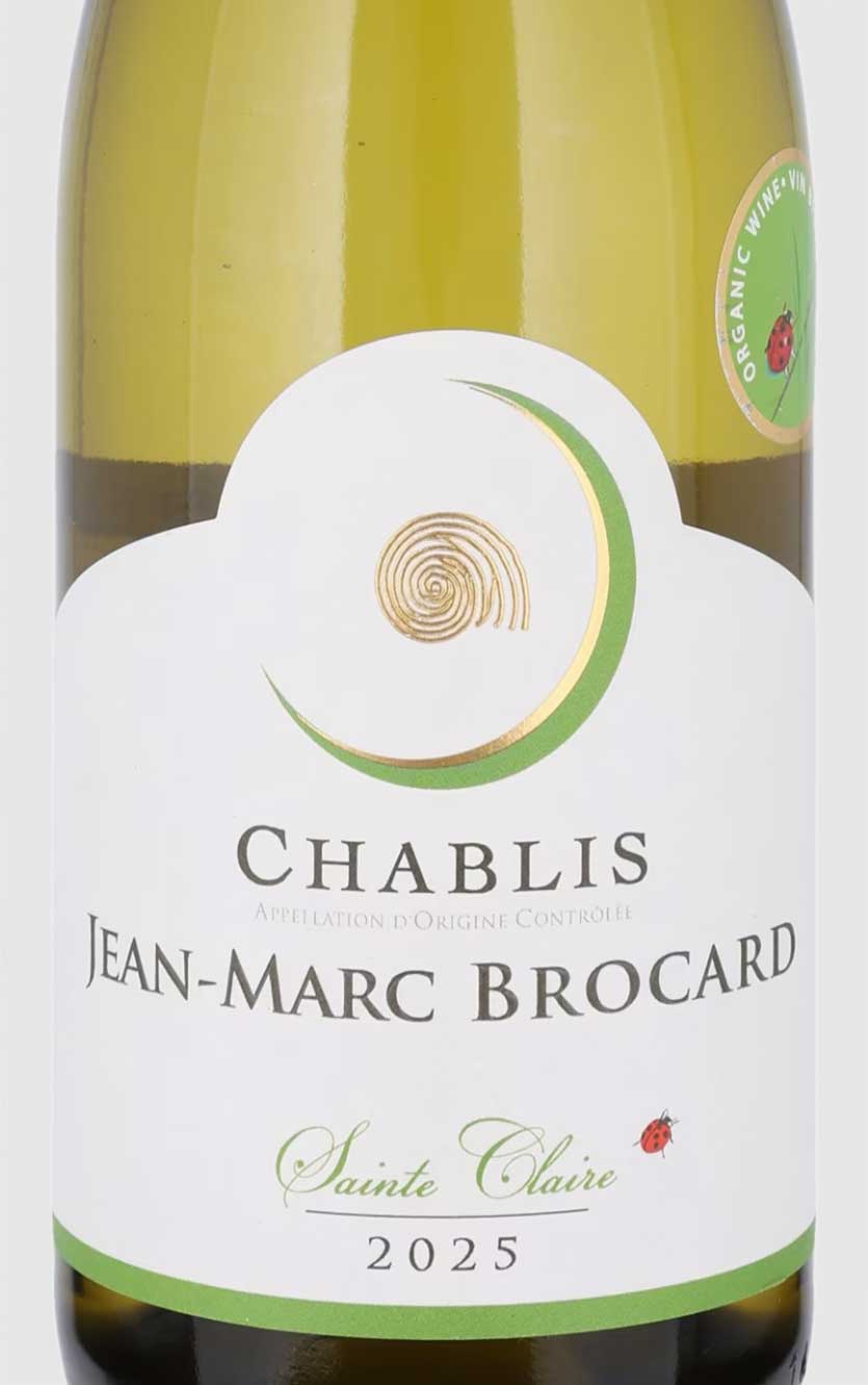 Domaine Jean-Marc Brocard Chablis Sainte Claire ØKO 2025