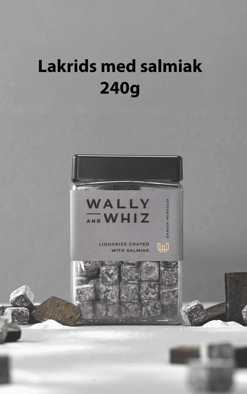 Wally and Whiz Lakrids med salmiak 240g