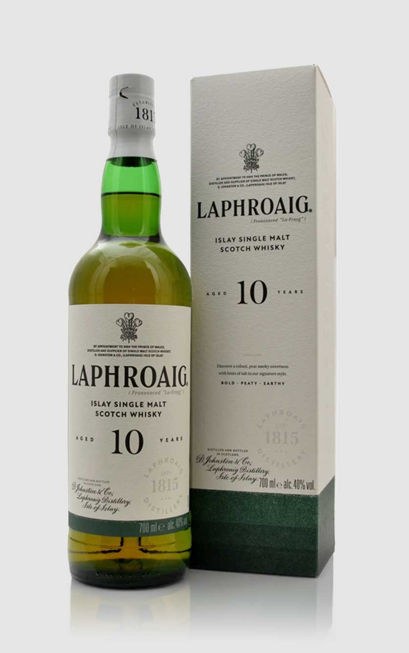 Laphroaig 10 år Islay Single Malt Scotch Whisky