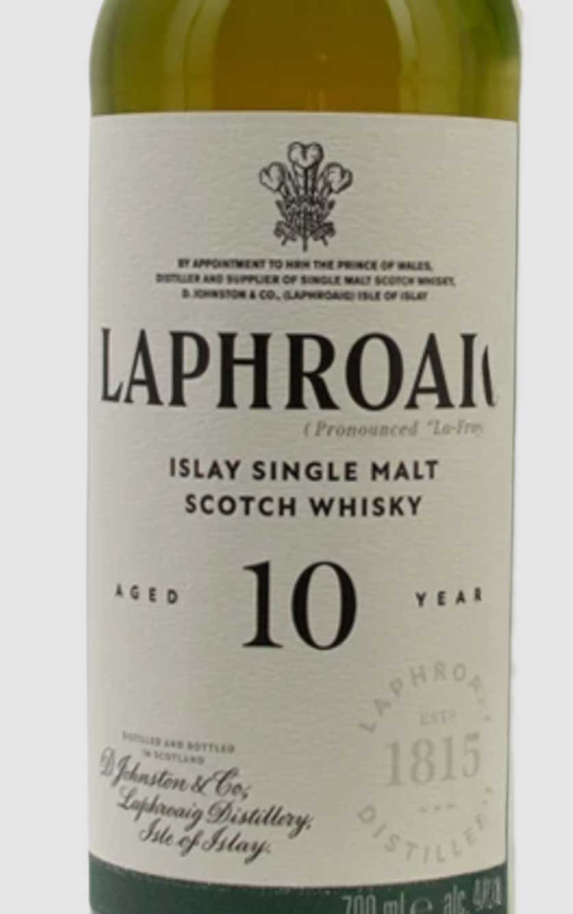 Laphroaig 10 år Islay Single Malt Scotch Whisky