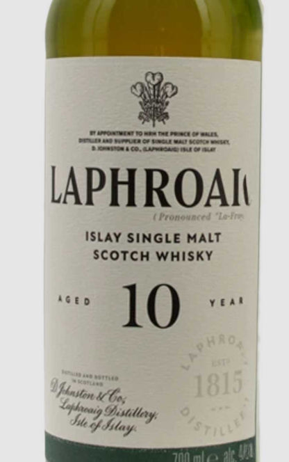 Laphroaig 10 år Islay Single Malt Scotch Whisky