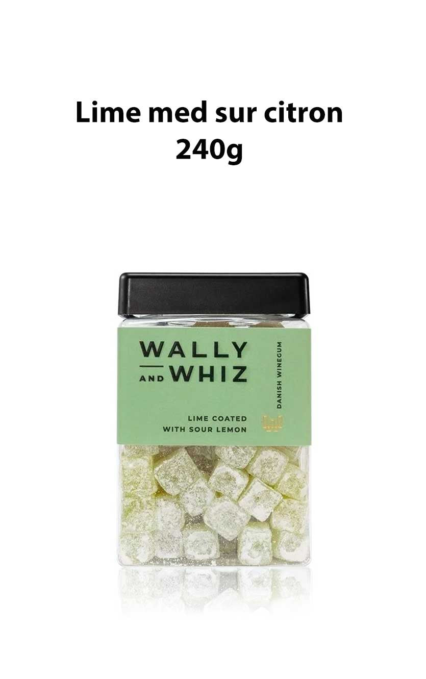 Wally and Whiz Lime med Sur citron 240 g