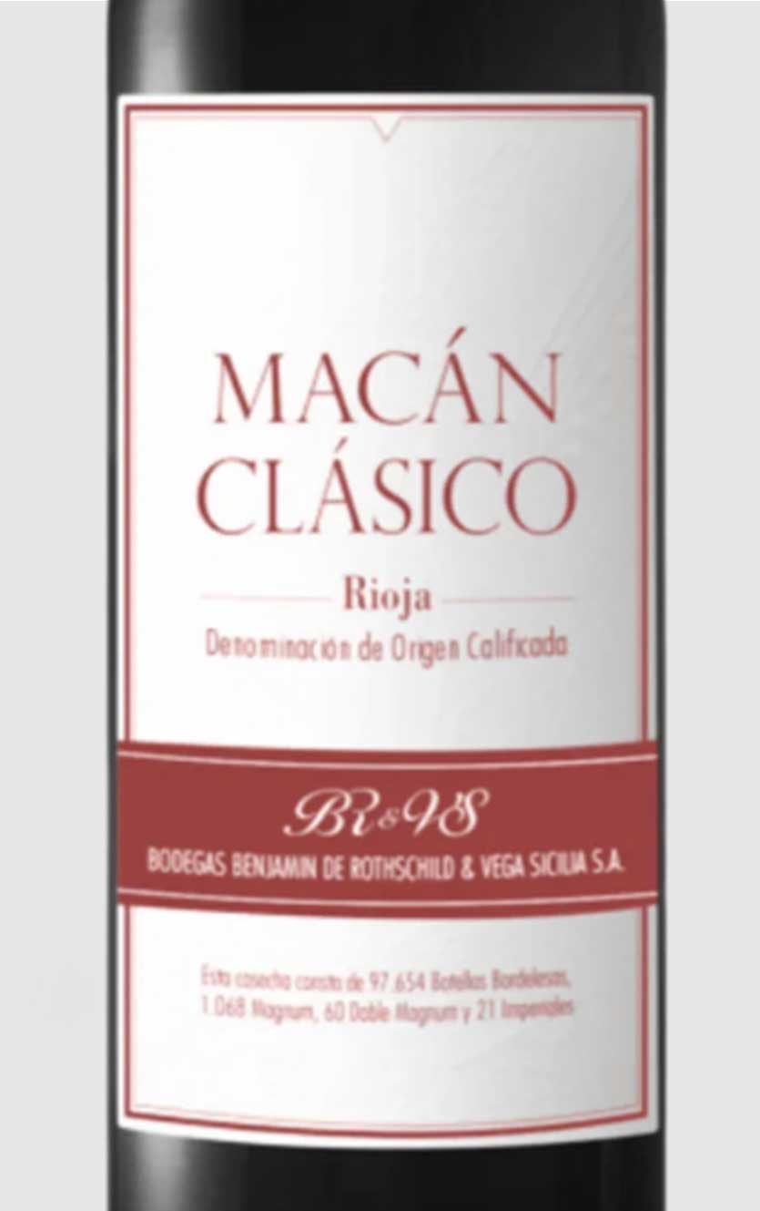Vega Sicilia Macan Classico 2020