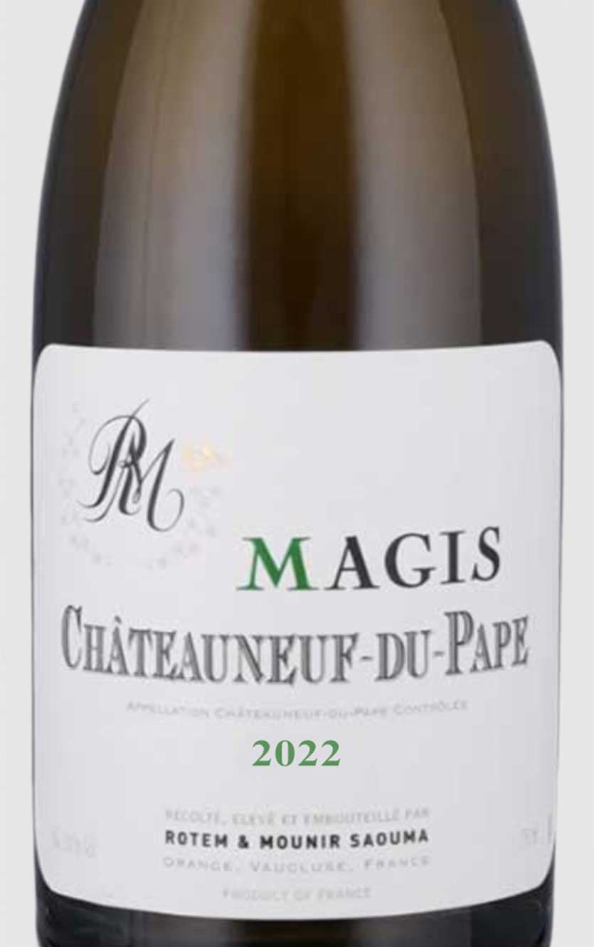 Chateauneuf du Pape Blanc Magis 2022 Rotem & Mounir Saouma