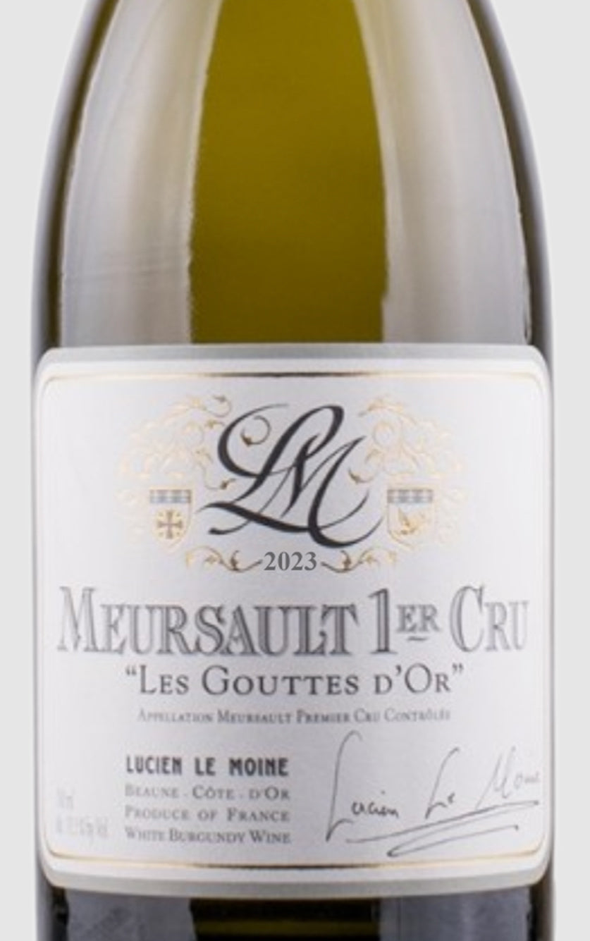 Lucien Le Moine Meursault 1er Cru "Les Gouttes d'Or" 2023