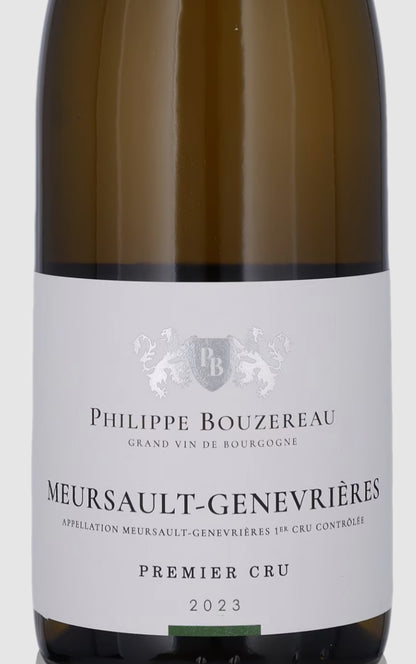 Domaine Philippe Bouzereau Meursault 1. Cru Genevrieres 2023