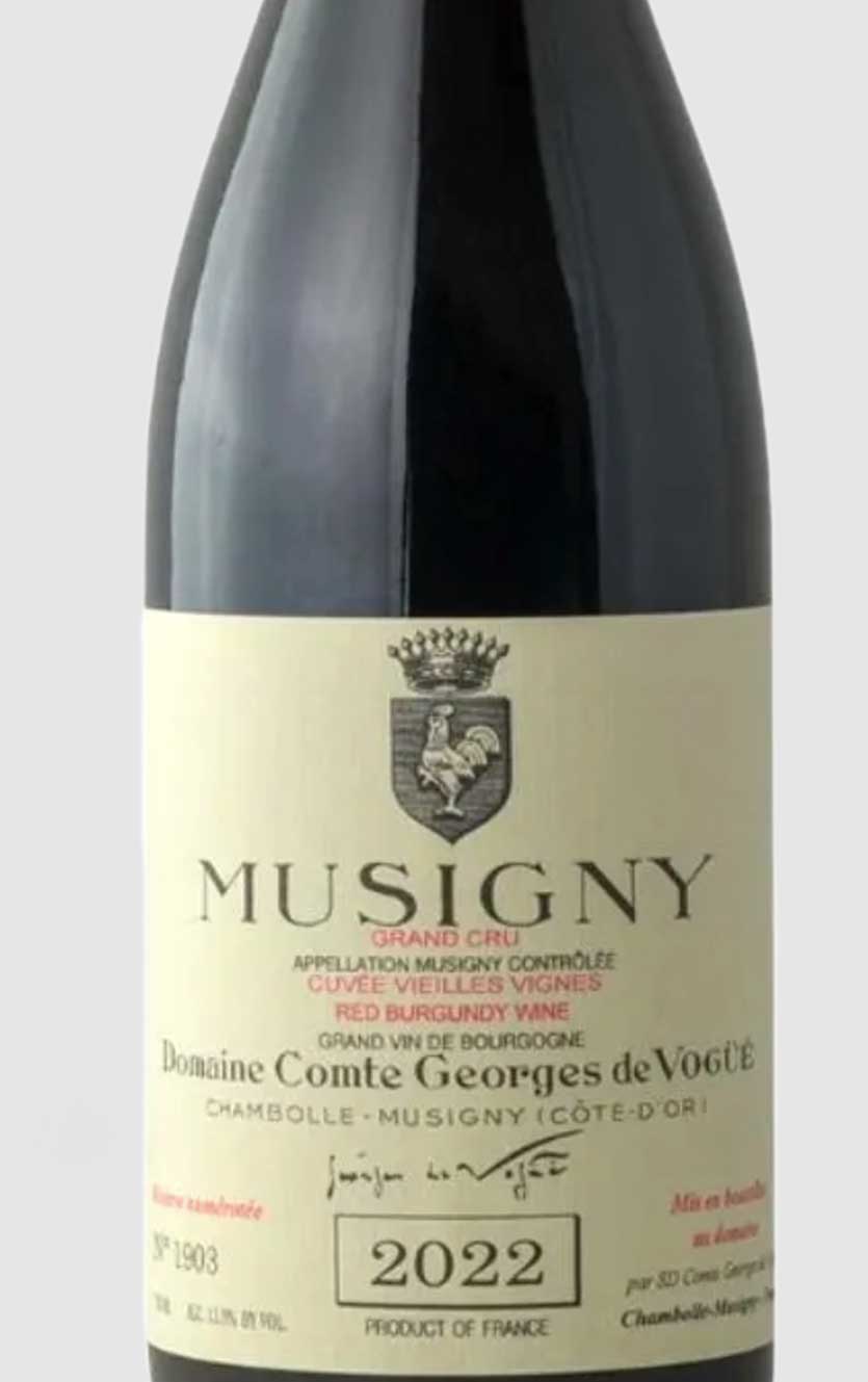 Domaine Comte Georges de Vogue Musigny Grand Cru Cuvee Vieilles Vignes 2022