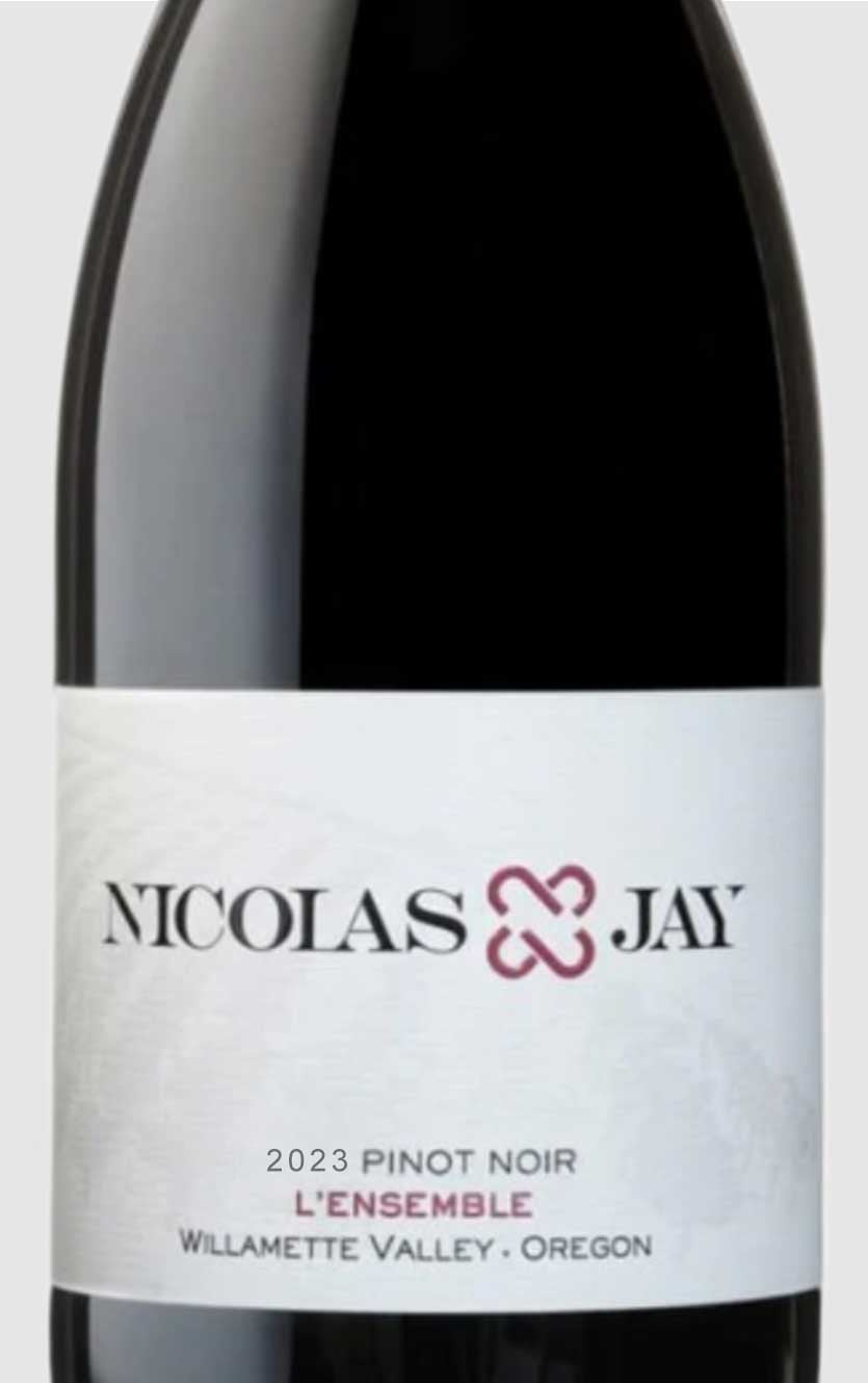 Nicolas & Jay L'ensemble Pinot Noir Willamette Valley 2023
