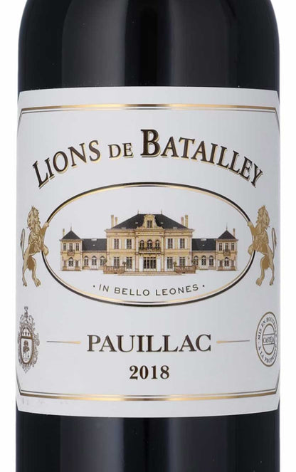 Lions De Batailley Pauillac, 2. vin Ch. Batailley 2018