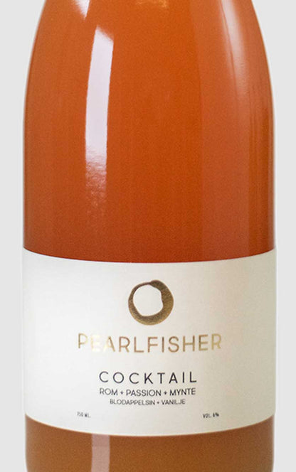 Pearlfisher Cocktail med Rom + Passion + Mynte + Blodappelsin + Vanilje