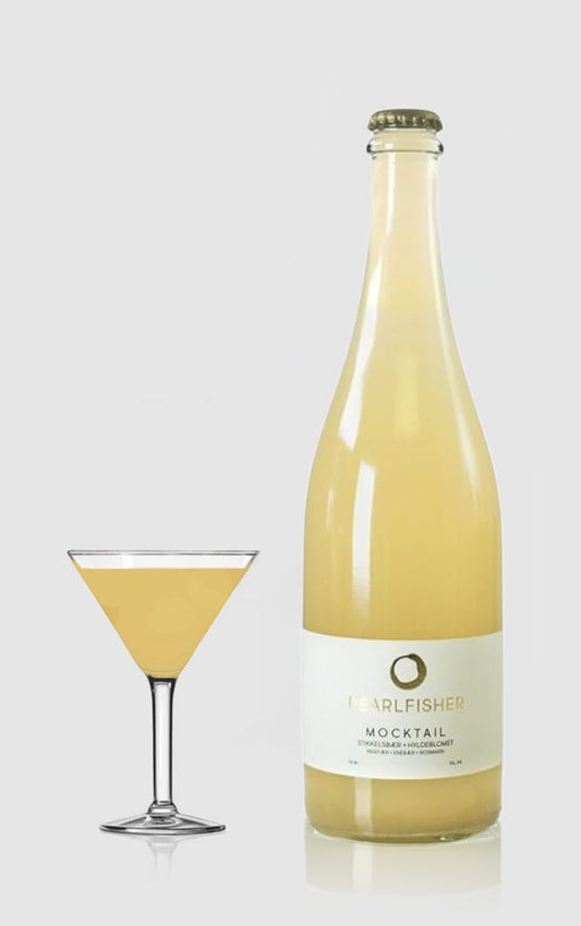 Pearlfisher Cocktail med Stikkelsbær, Hyldeblomst, Rosmarin, Enebær & Ingefær