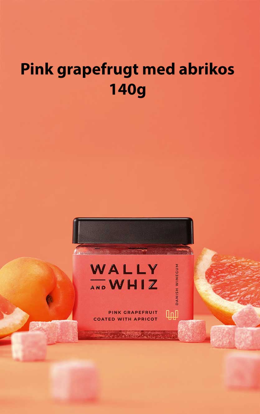Wally and Whiz Pink grapefrugt med abrikos 140g