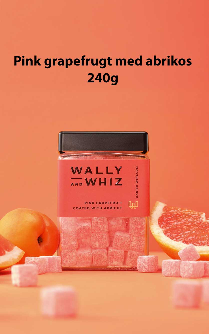 Wally and Whiz Pink grapefrugt med abrikos 240g