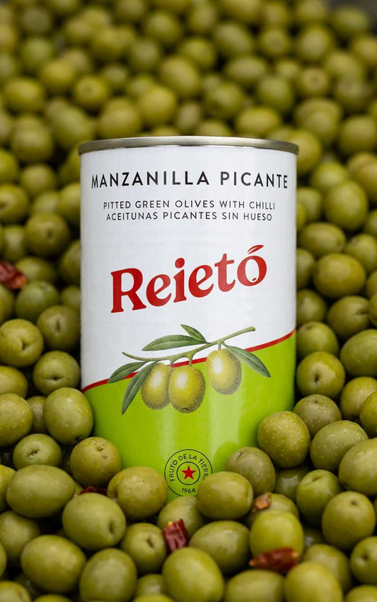 Reietó Manzanilla Picante Olives 350g