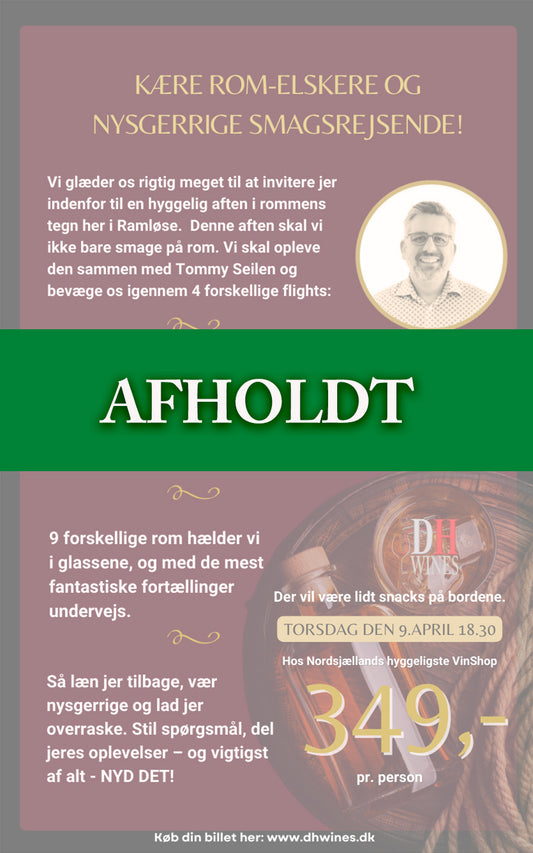 Romsmagning med Tommy Seilen 9.April kl. 18.30