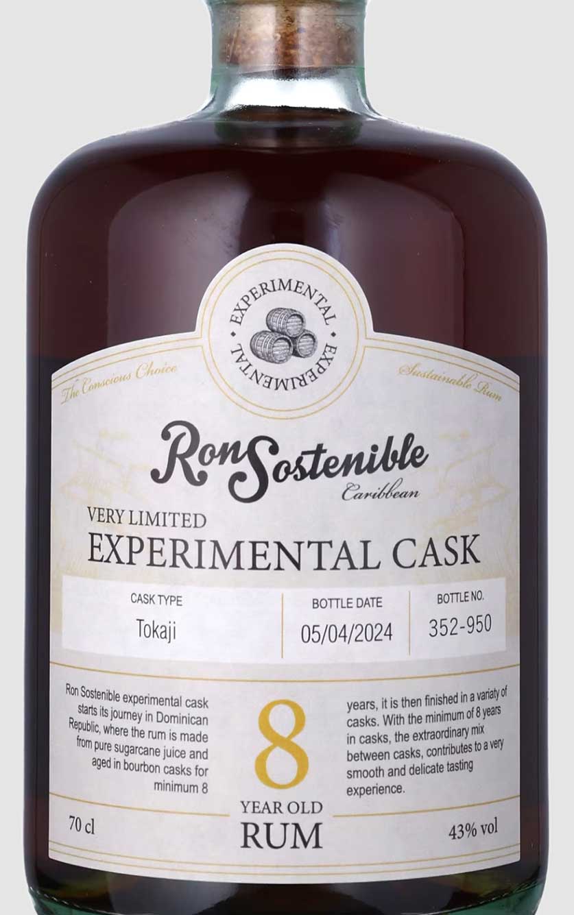 Ron Sostenible Experimental Cask Rioja (Limited quantity) A Clean Spirit