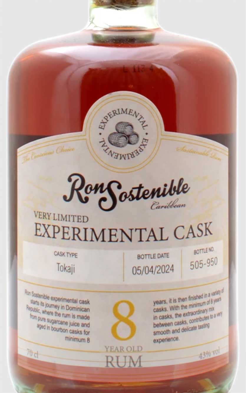 Ron Sostenible Experimental Cask 8 år Tokaji Finish