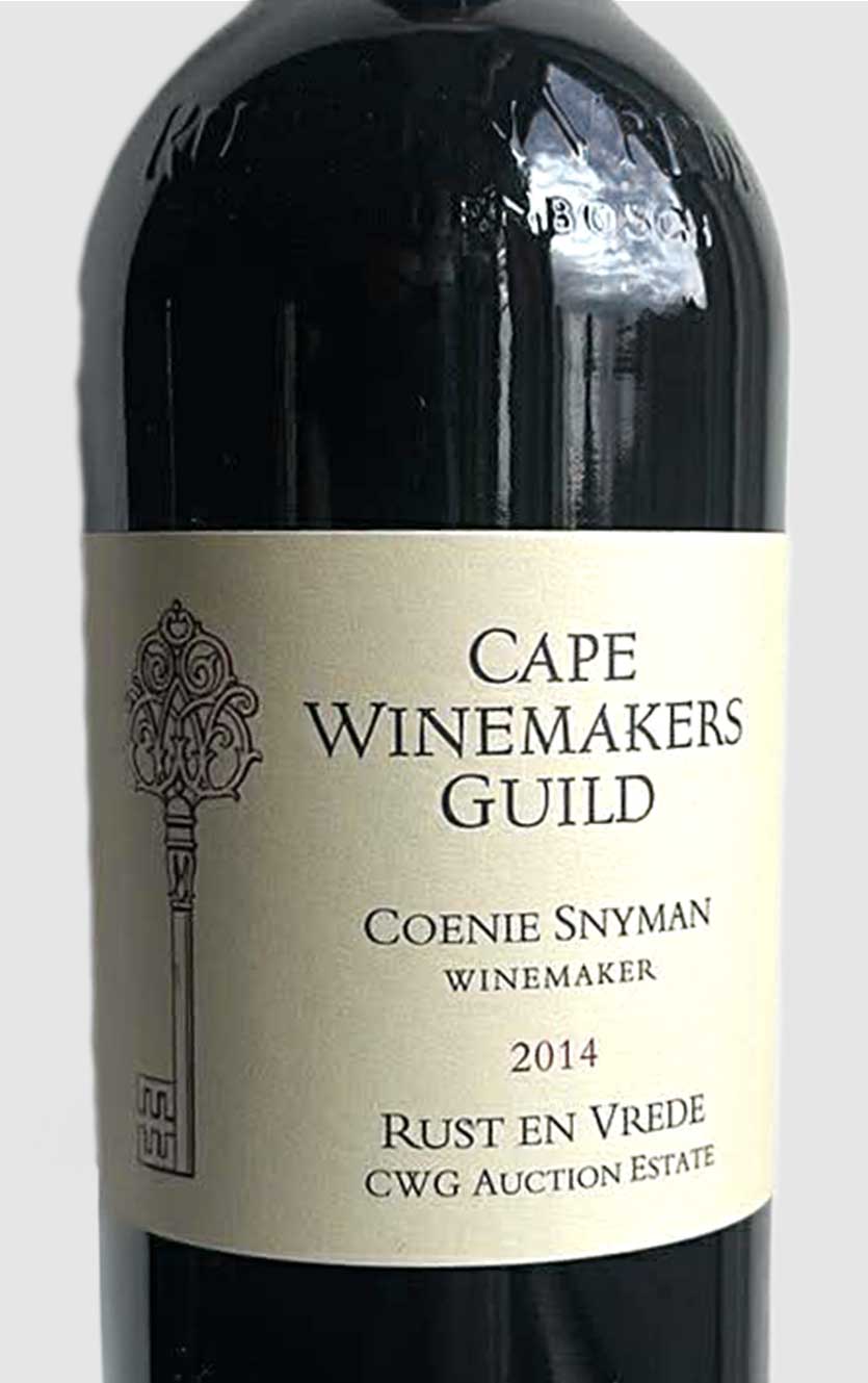 CWG Rust en Vrede Auction Estate 2014