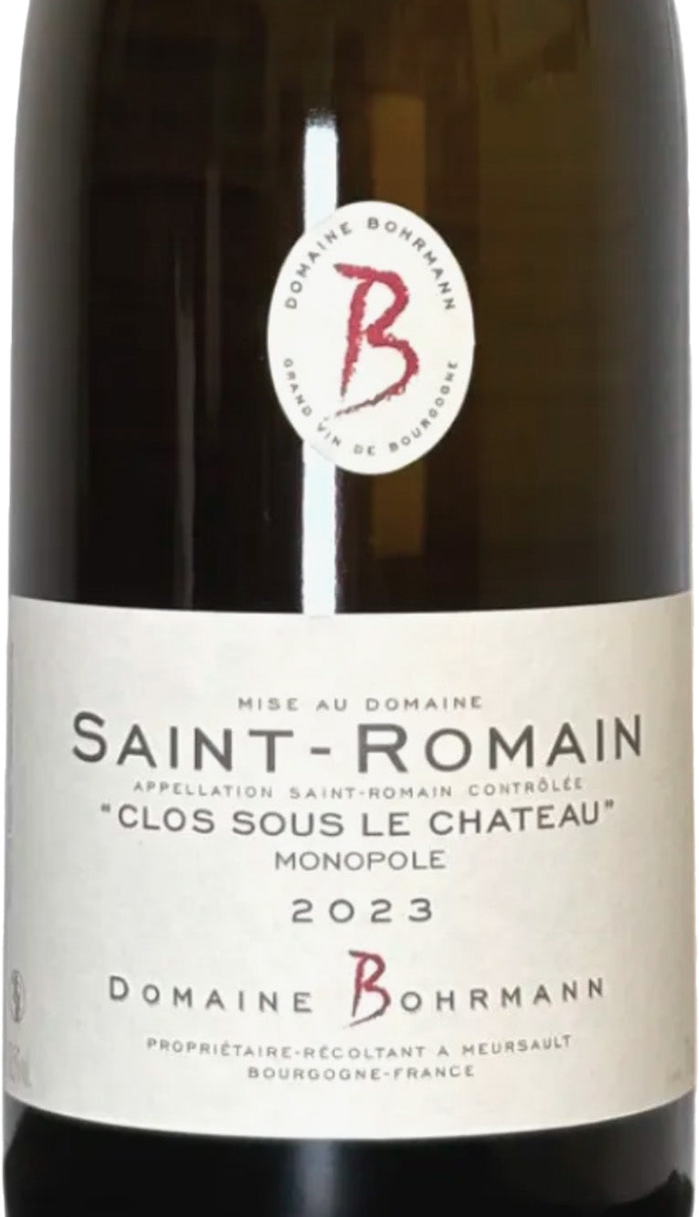 Domaine Bohrmann Saint Romain "Clos Sous le Château" Monopol 2023