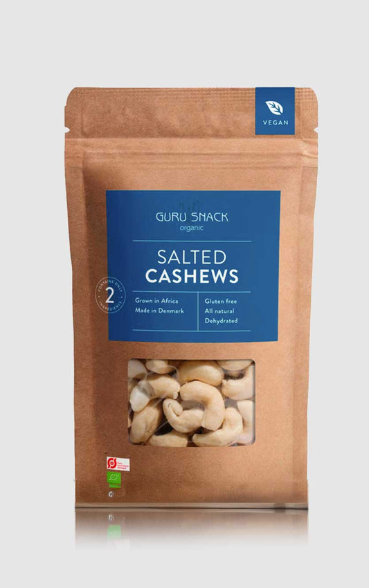 Saltede cashewnødder - Guru snack