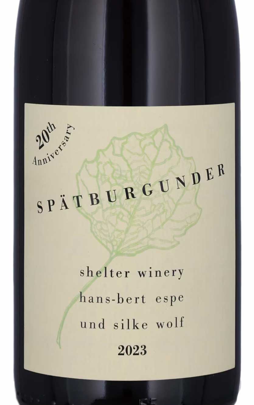 Spätburgunder Baden Shelter Winery 2023