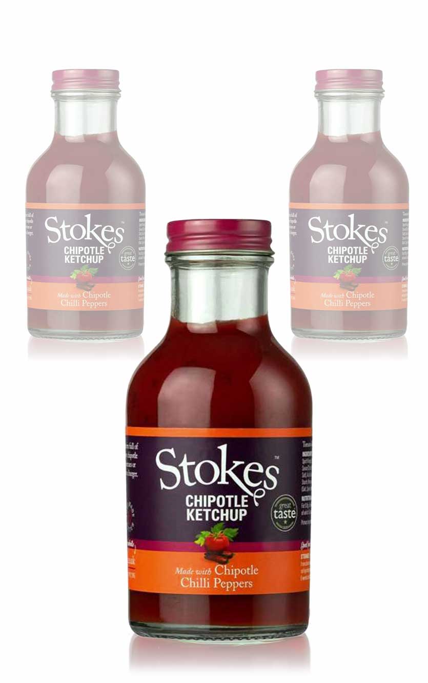 Stokes chipotle ketchup 300 g