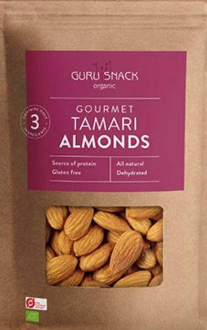 Gourmet Tamari mandler, økologisk - Guru snack