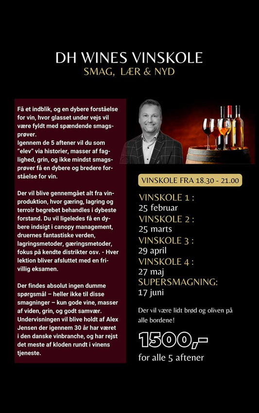 DH Wines VINSKOLE 2026 i 5 dage