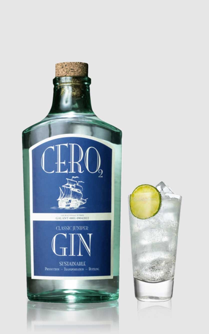 A Clean Spirit CLASSIC JUNIPER GIN “CERO2” - DH Wines