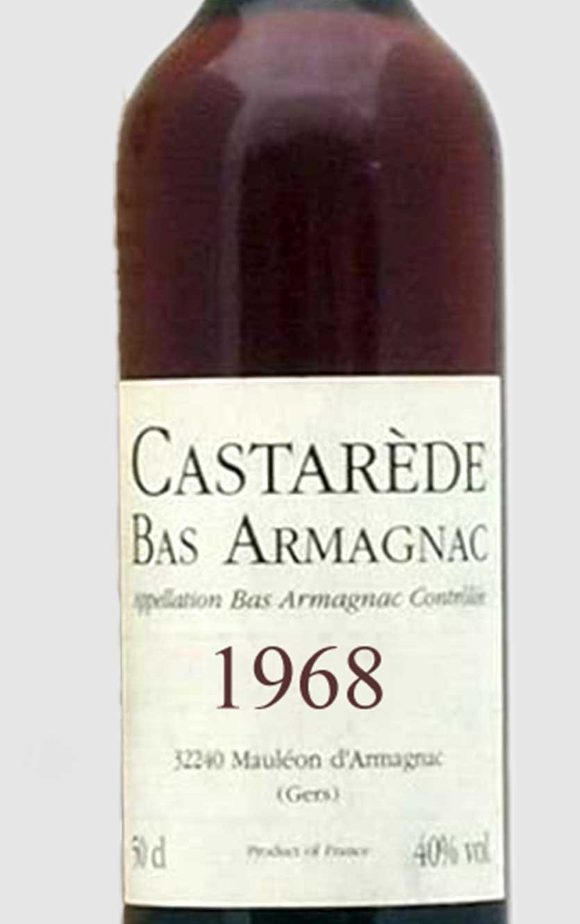 Bas Armagnac Castarede 1968 Vintage 50 cl