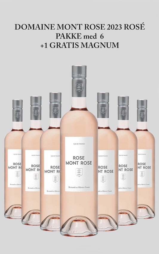 Domaine Mont Rose 2023 Rosé Pakke 6+1 GRATIS MAGNUM - DH Wines