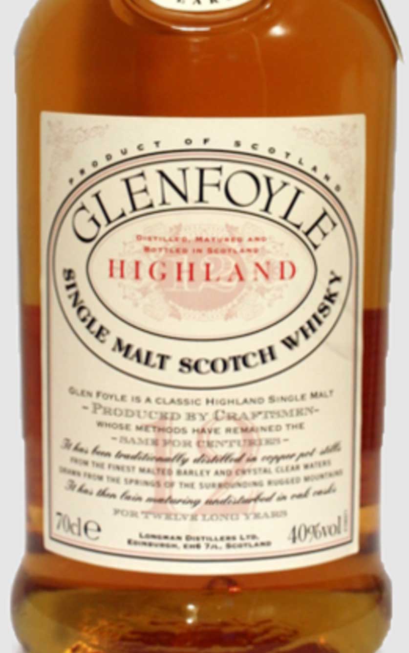 Glenfoyle 12 years old - DH Wines