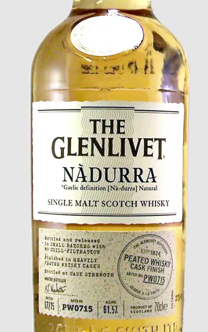 Glenlivet 16 Year Old Nadurra Peated Cask
