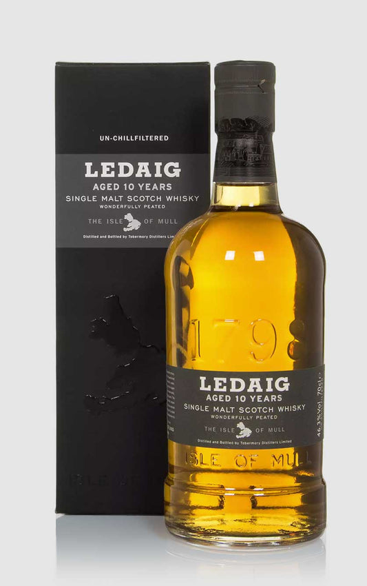 Ledaig 10 år Single Malt Whisky - DH Wines