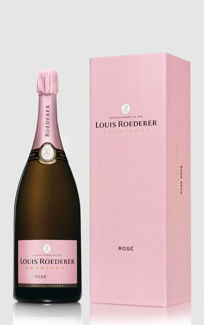 Louis Roederer Brut Rosé Vintage Champagne 2013 MAGNUM i Gaveæske.