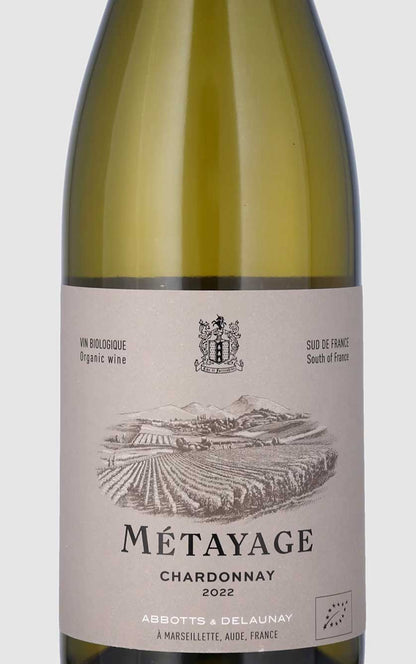 Metayage Chardonnay ØKO 2022 IGP PAYS DOC, Abbotts & Delaunay