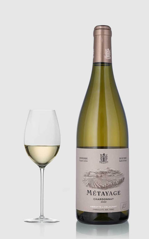 Metayage Chardonnay ØKO 2022 IGP PAYS DOC, Abbotts & Delaunay