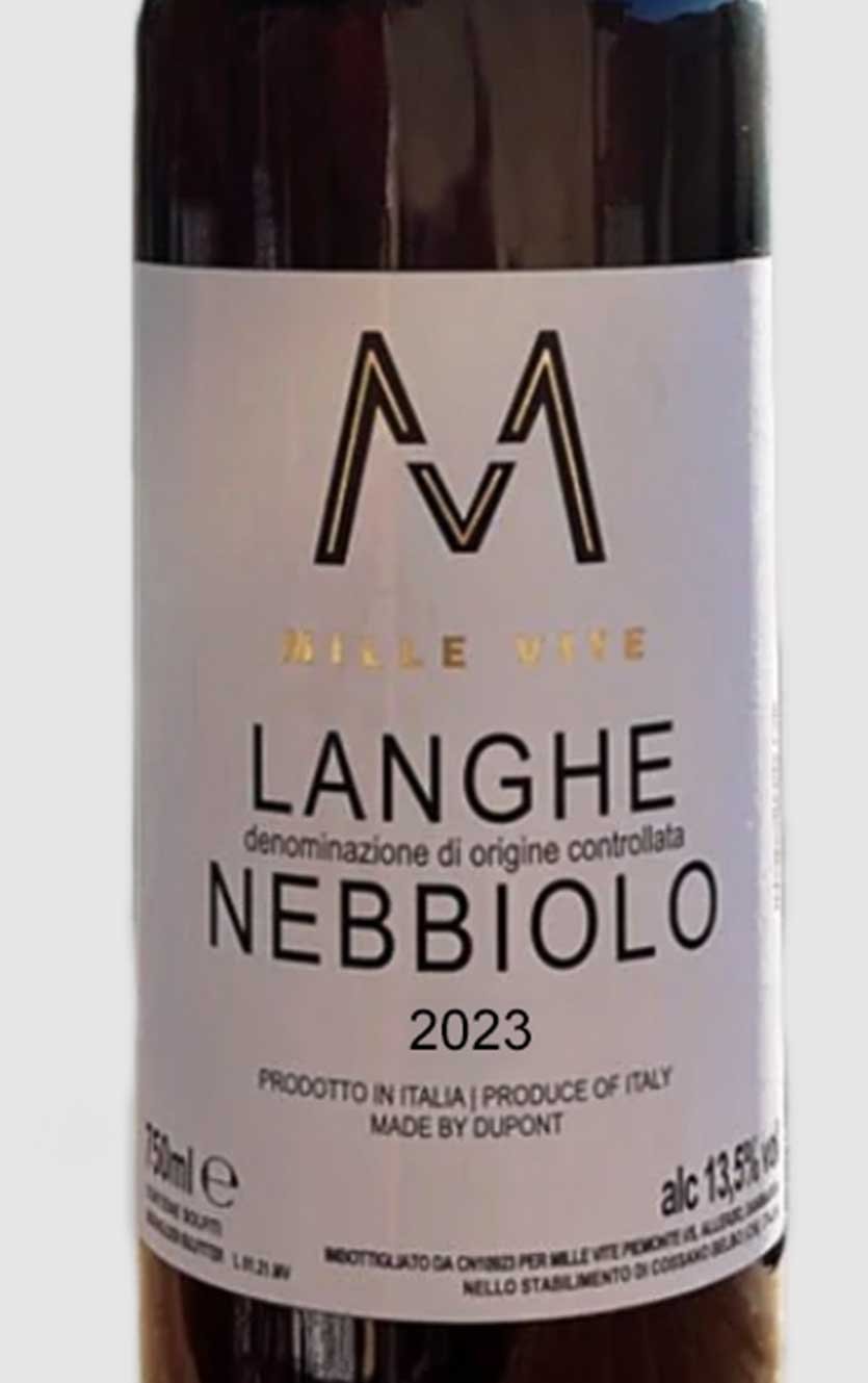 Mille Vite Langhe Nebbiolo DOC 2023