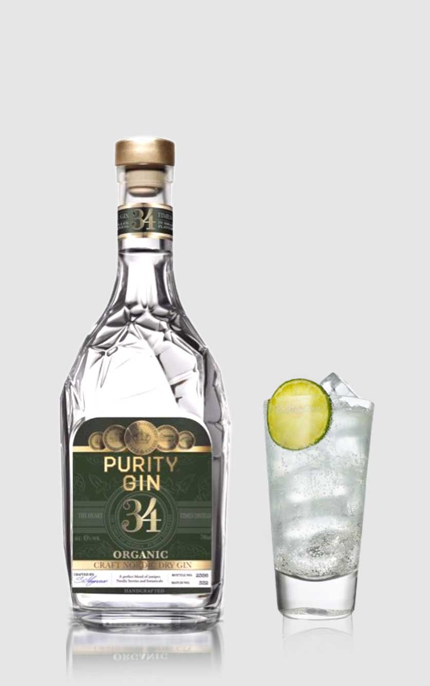 Purity Gin 34 Craft Nordic Dry Gin - DH Wines