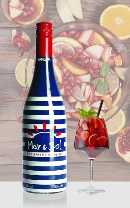 Sangría Mar & Sol Red 9% - smagen af sommer