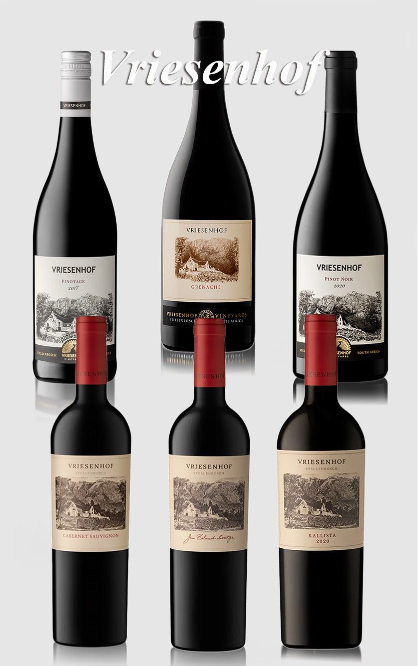 Smagekasse med 6 forskellige Vriesenhof kvalitetsvine fra New Zealand - DH Wines