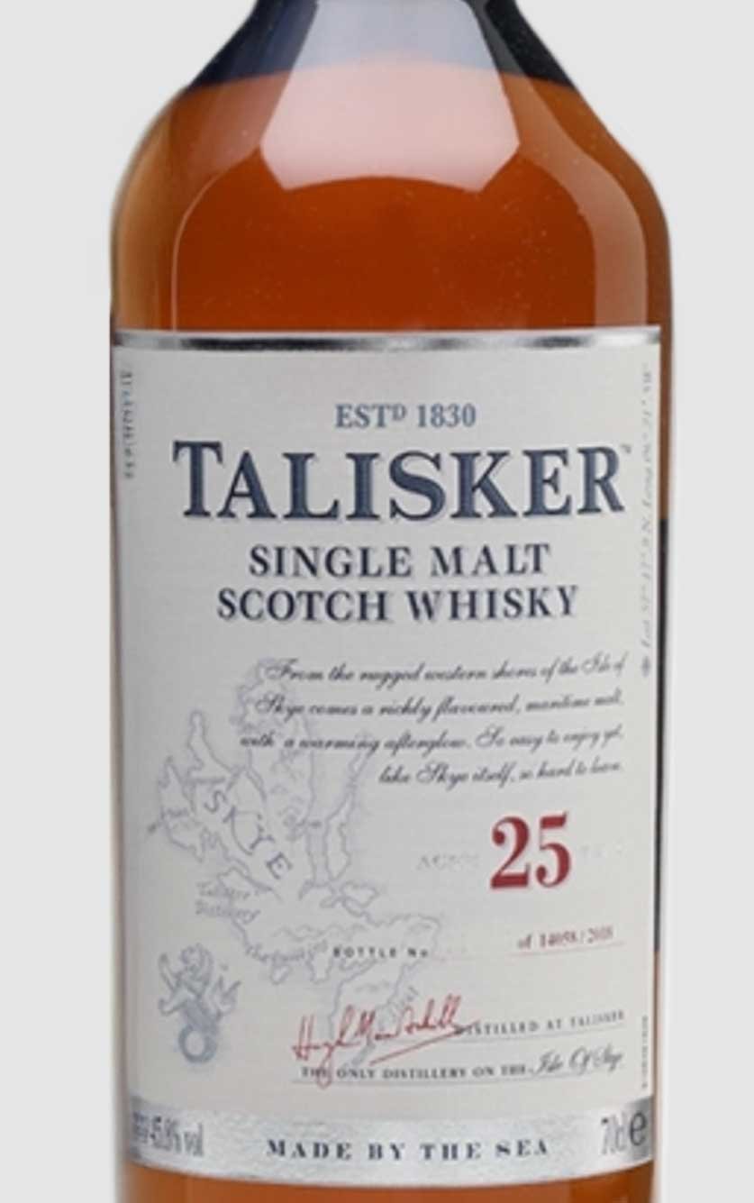 Talisker 25 år Limited Edition Single Malt Whisky - DH Wines