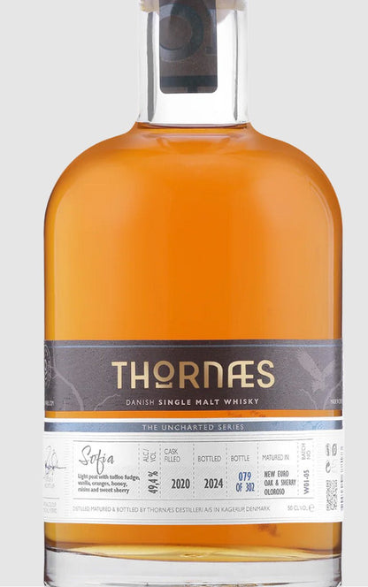 Produktbillede af Thornæs Danish Whisky, Single Malt - Sofia - Lightly Peated fra Thornæs, tilgængelig hos DH Wines