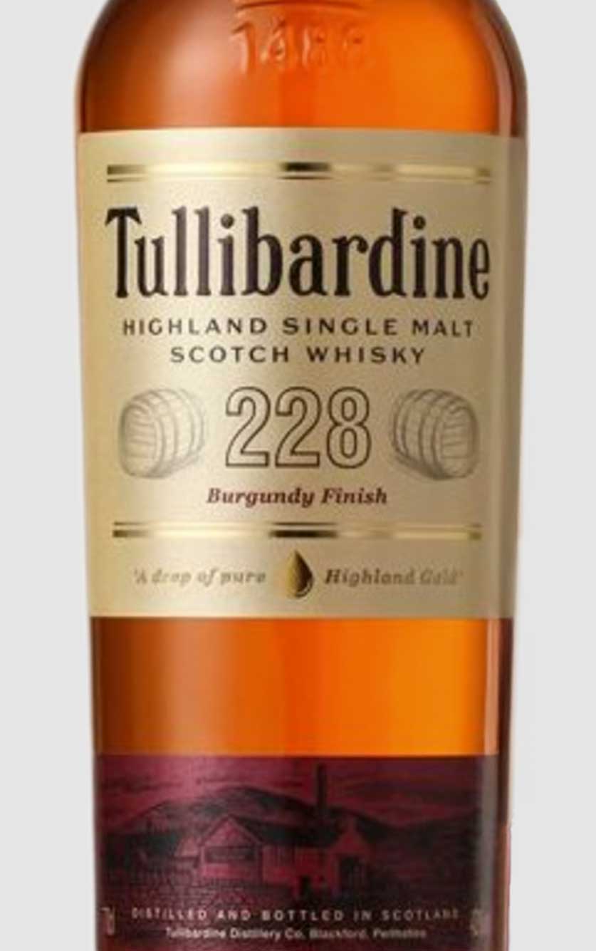 Tullibardine 228 Highland Single Malt Burgundy Finish - DH Wines