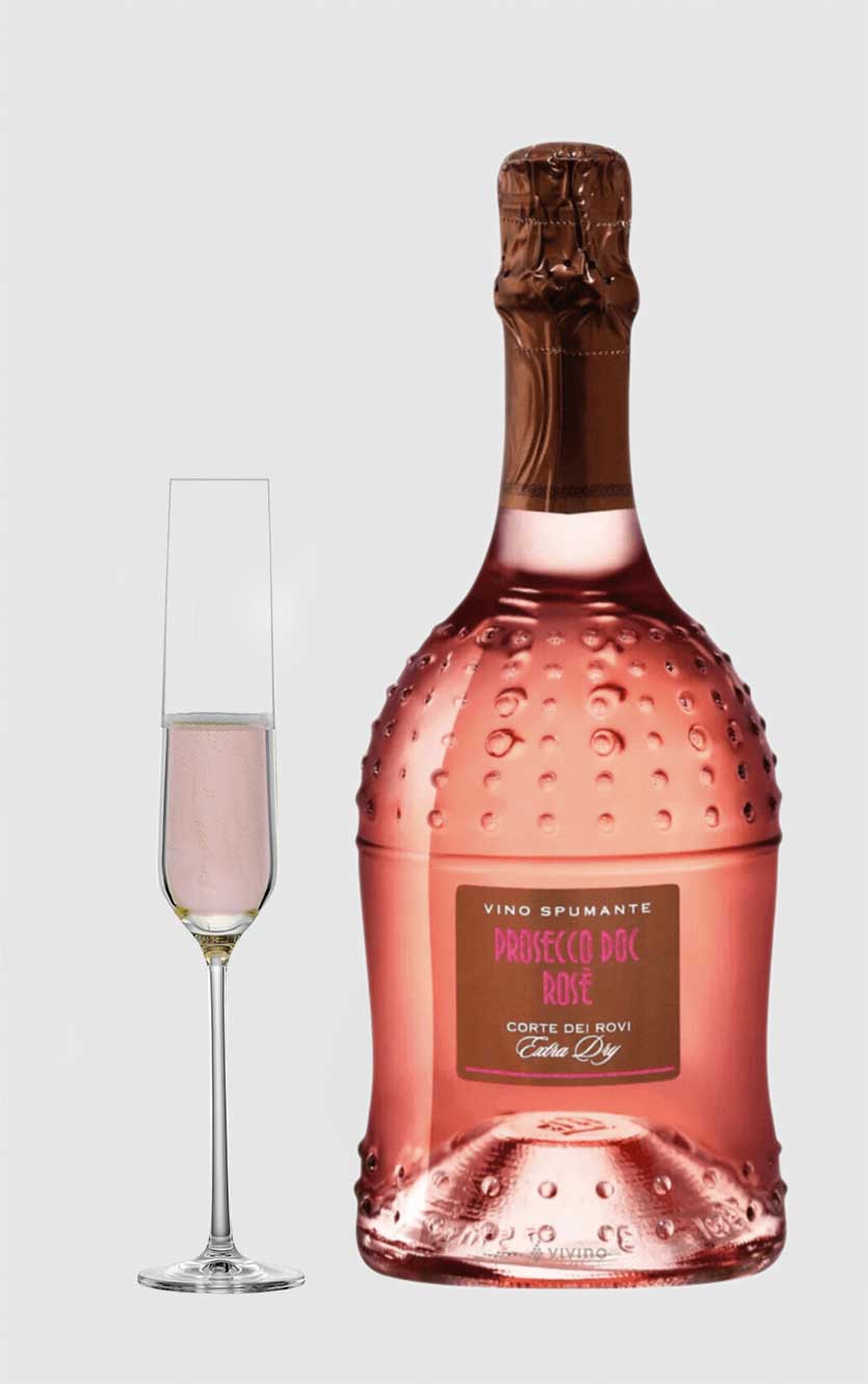 Villa Degli Olmi Corte dei Rovi Prosecco Rose Spumante Extra Dry 2021 - DH Wines