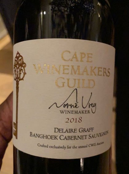 CWG Delaire Graff Estate Banghoek Cabernet Sauvignon 2018