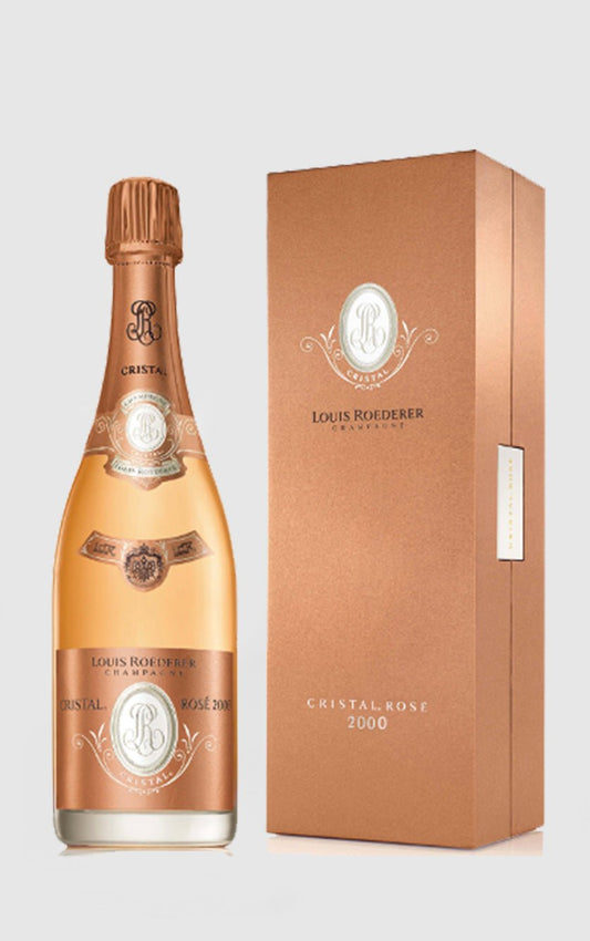 Louis Roederer Cristal Rosé 2000 i gaveæske - DH Wines